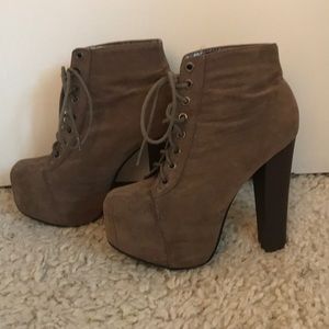Lace up heels